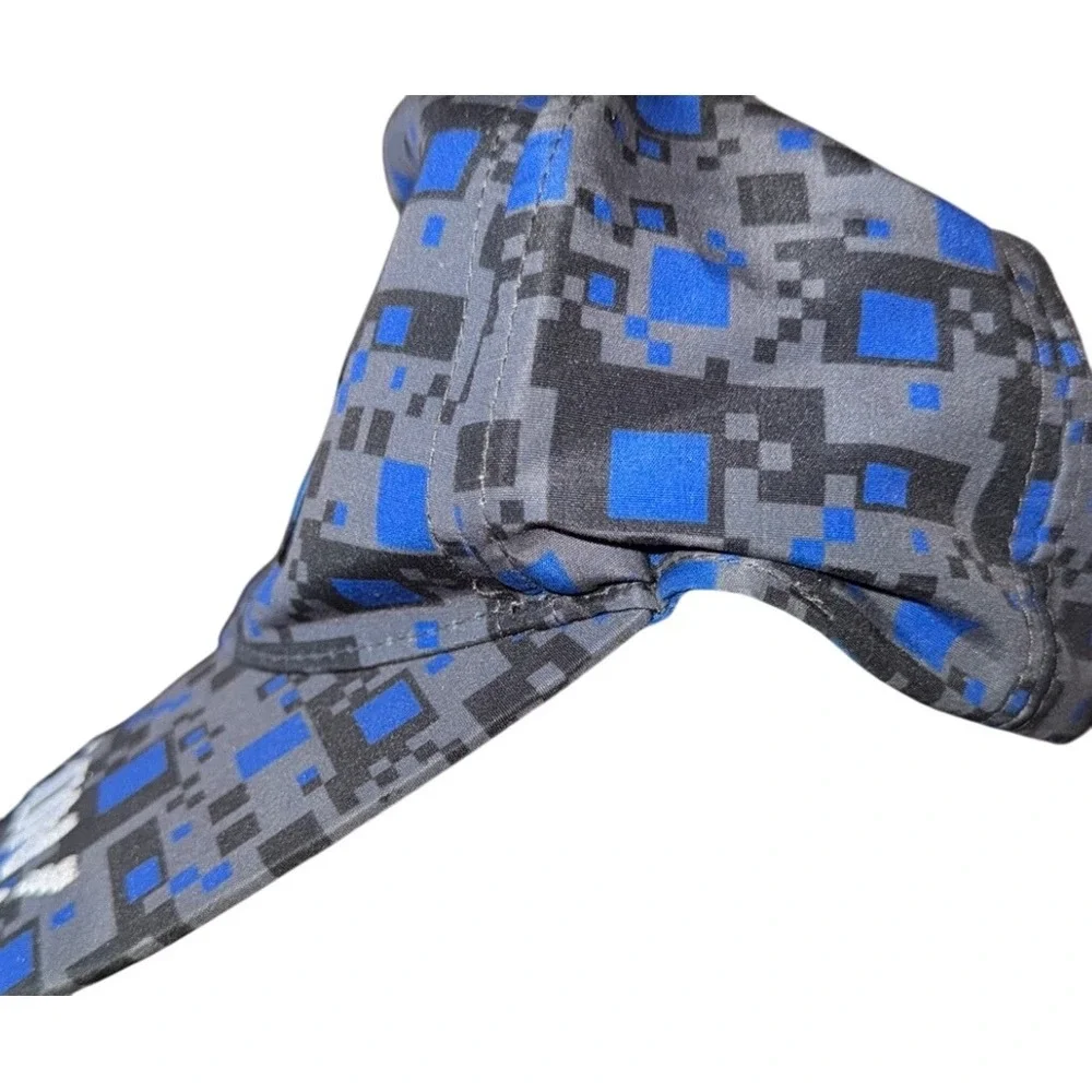 Sonic The Hedgehog Hat Game On! Pixel‎ Blue Grey Snapback Sega Licensed